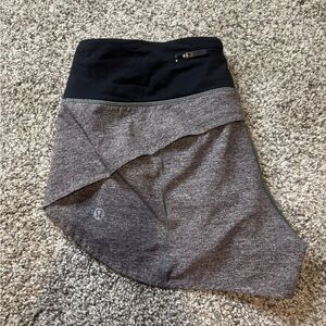 lululemon athletica Gray and Black Athletic Shorts